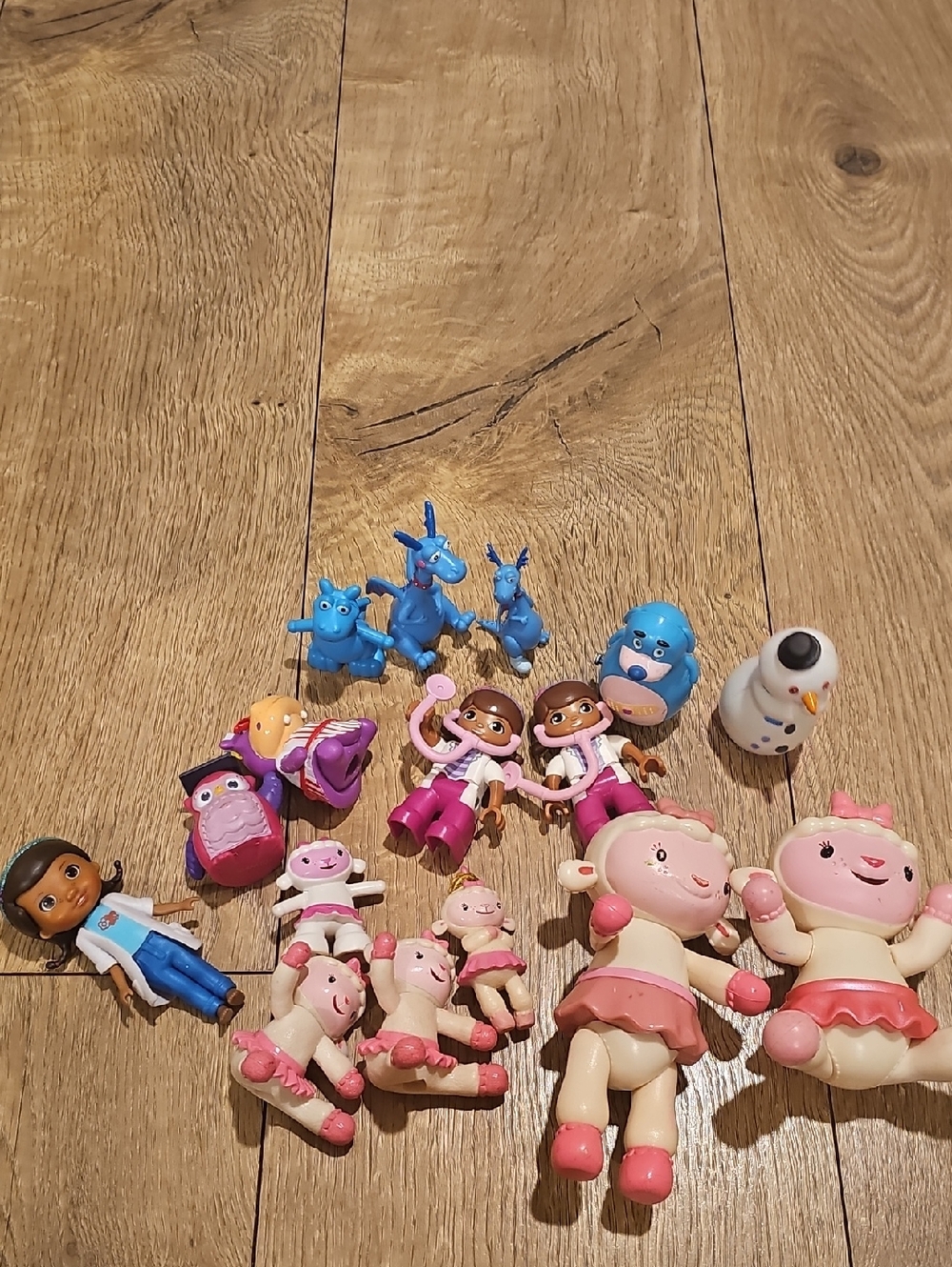 Collection of Disney Junior Doc McStuffins PVC figures and action figures. 